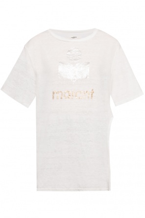 Linen t-shirt with a slit, zdjęcie 1 Linen t-shirt with a slit od Isabel Marant Etoile